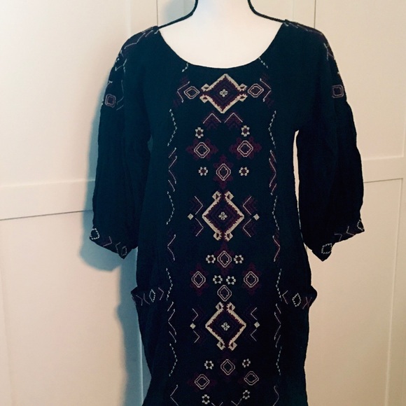 FREE PEOPLE THIS WILD HEART OF MINE BLACK DRESS NWOT - Picture 9 of 9